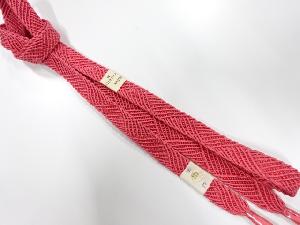 未使用品　正絹　夏手組帯締め